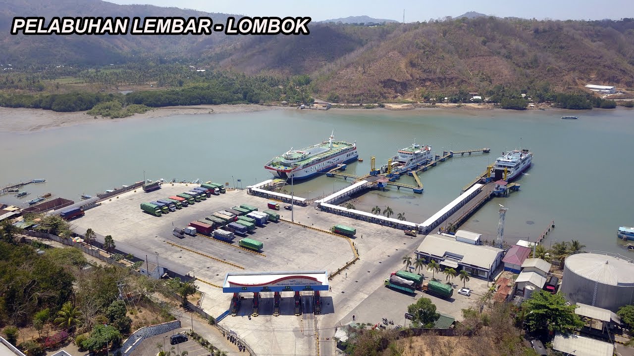 Pelabuhan Lembar Lombok 2019 by Drone
