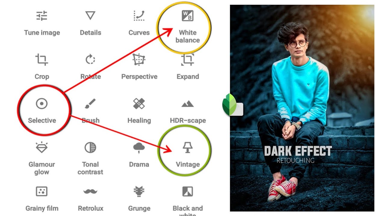 snapseed dark effect photo editing | Snapseed best photo editing in tamil | photo editing tamil
