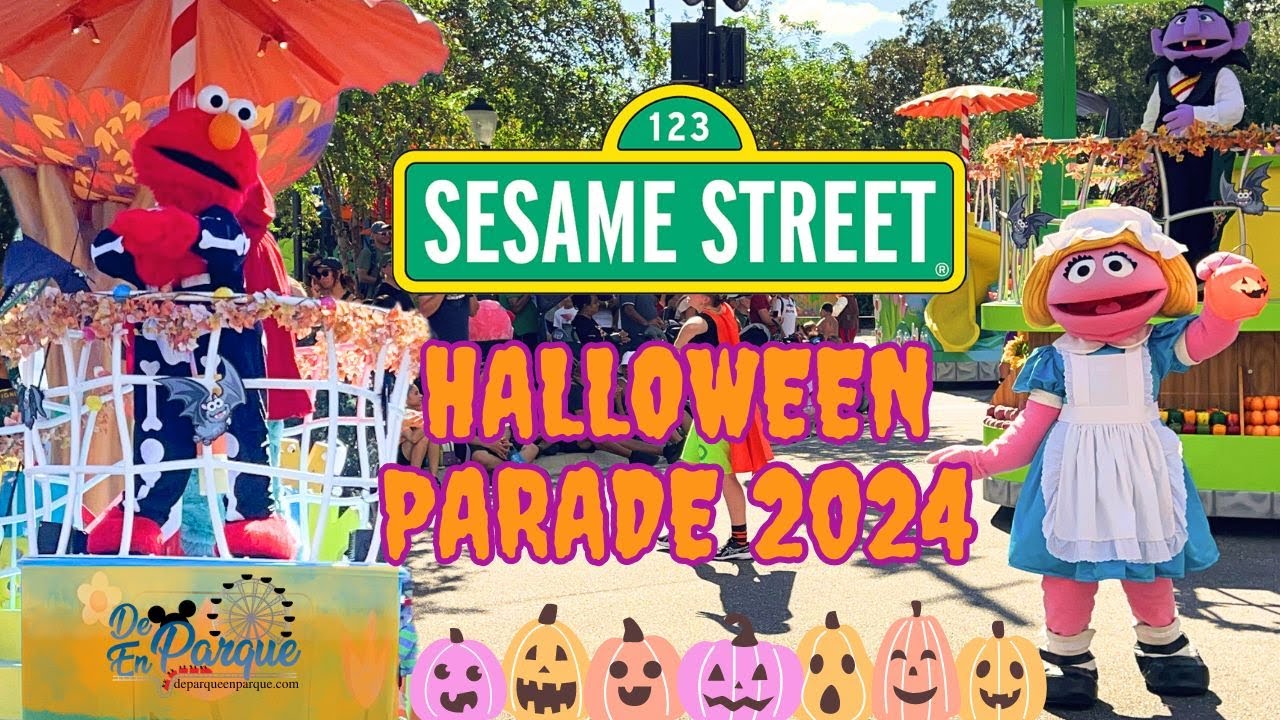 Sesame Street Halloween Parade at Sesame Street Land 🎃 Full Parade