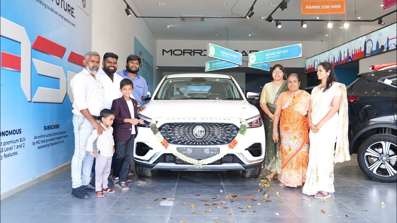 MG Astor Sprint Delivery video 2024 / Trichy MG Showroom