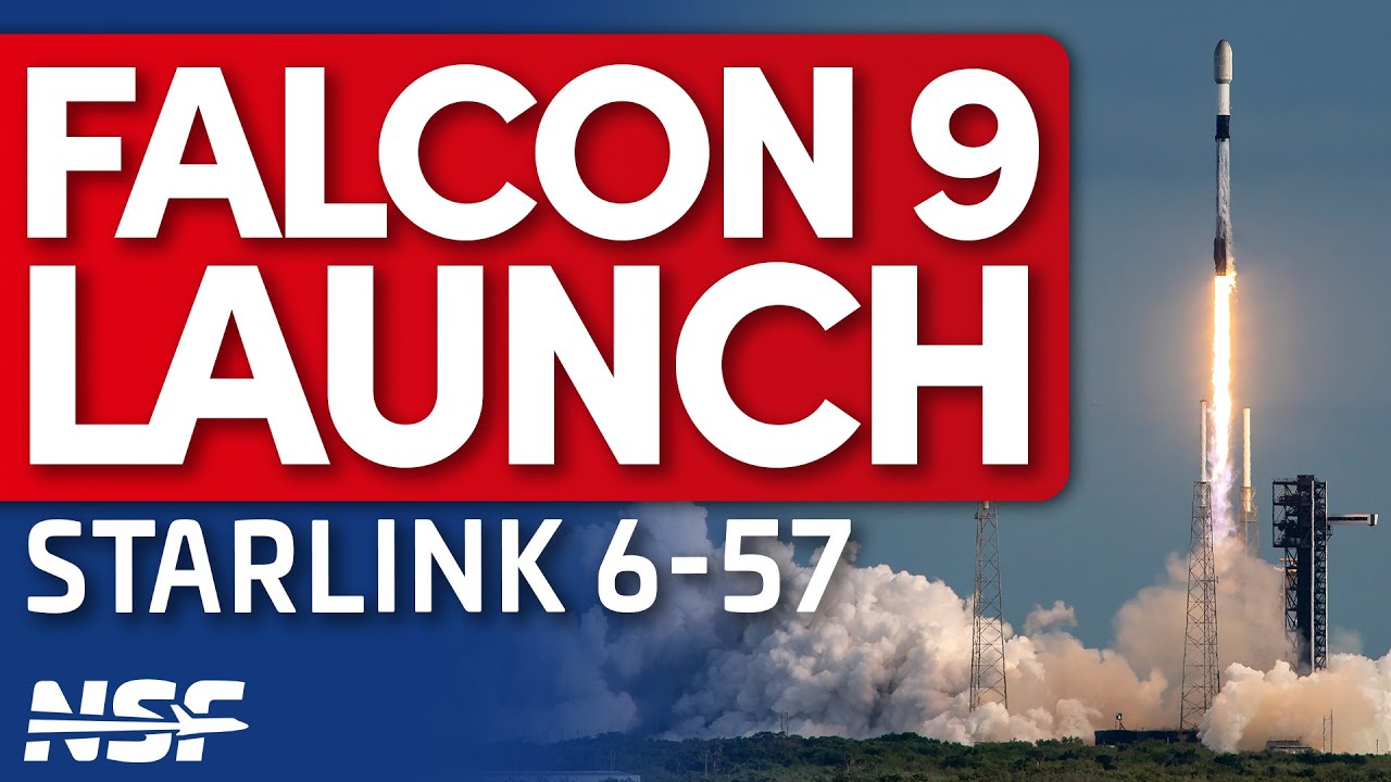 SpaceX Falcon 9 Launches Starlink 6-57