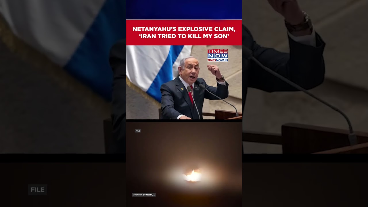 Israeli PM Netanyahu Makes Bombshell Claim, Says 'Iran Tried To Murder His Son...'  #shorts