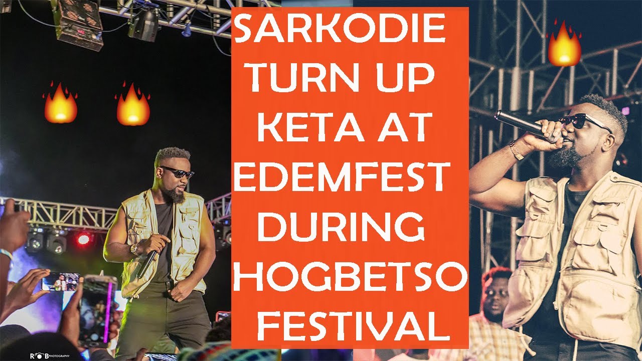 WOW!! Sarkodie Storms Edemfest (Hogbetsotso) At Keta For the First Time With An Amazing Performance