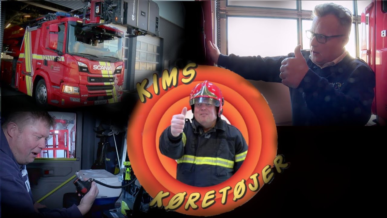 KIM KØRER BRANDBIL. Episode 1 på Brandstation