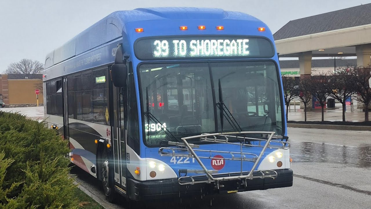 BRAND NEW, #4221 on Route 39 Lakeshore to Downtown 2025 Gillig BRT+CNG 40' 