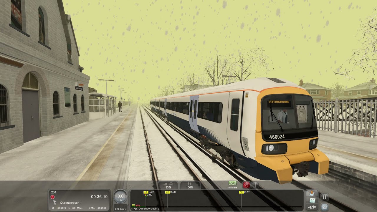 Morning Snow Run - Sheerness Branch - Class 466 Southeastern - Train Simulator 2021