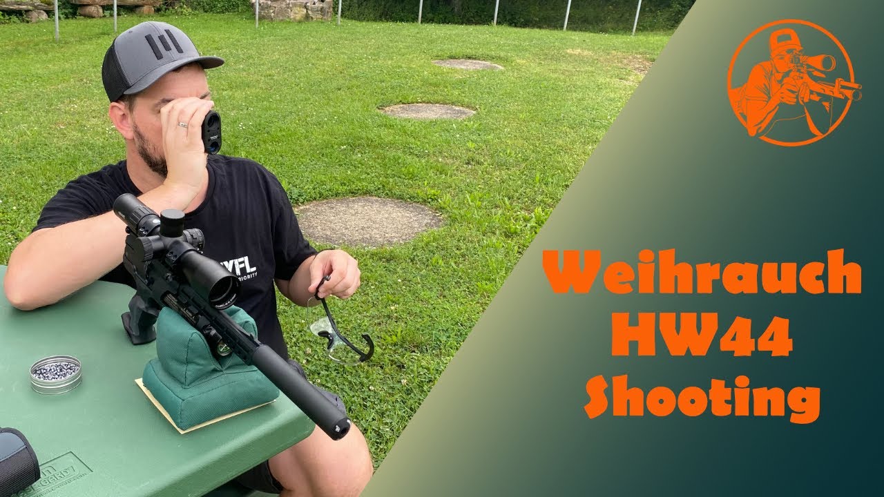 Weihrauch HW 44 at the shooting range