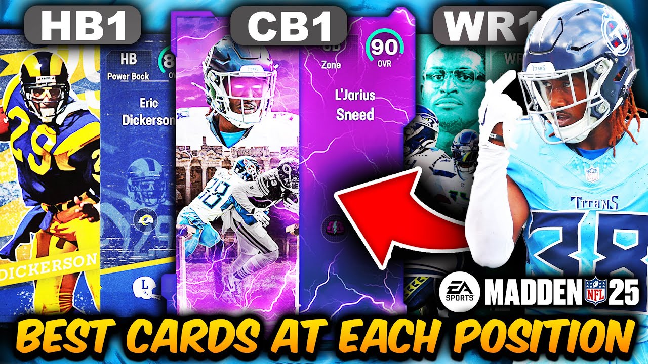 BEST Cards at EACH Position in Madden 25 Ultimate Team!! (OCT)