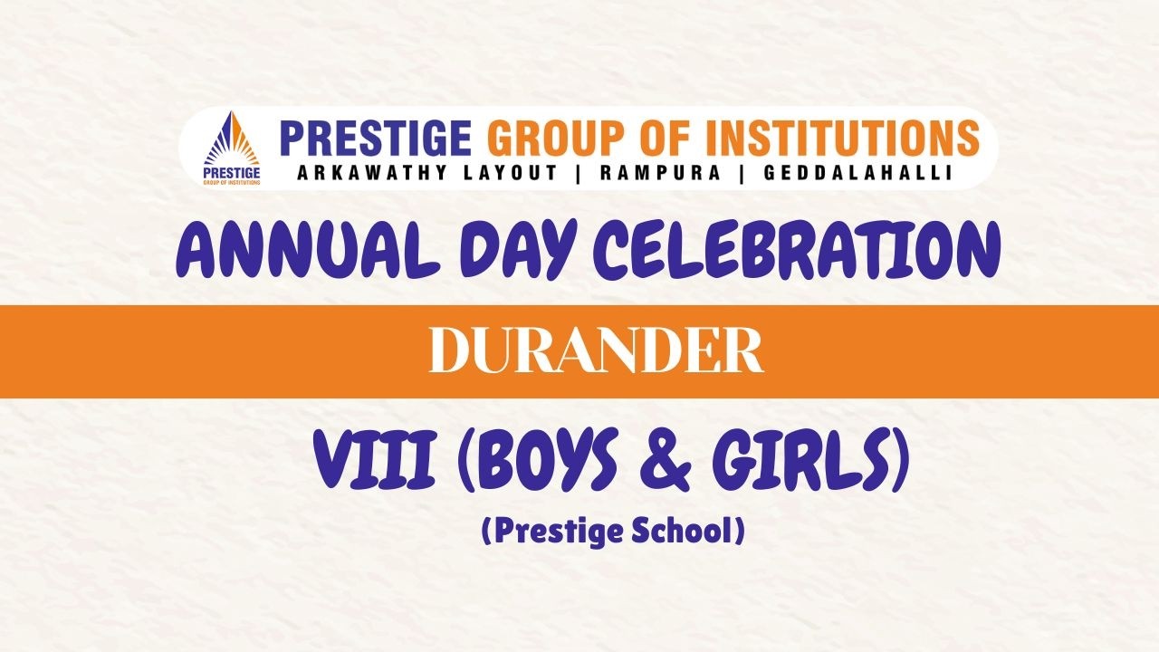 Prestige School | VIII Boys & Girls | PS Annual Day 2025 26 #annualday #prestigeschool