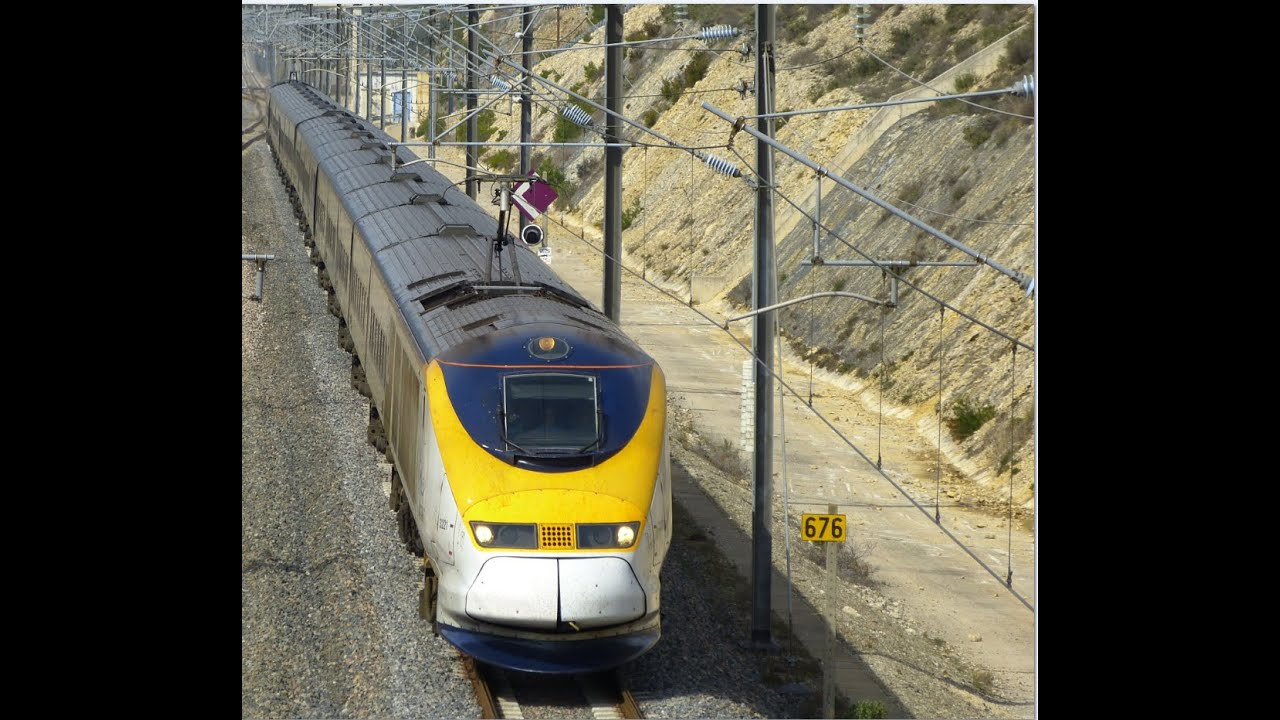 High speed train (TGV,Eurostar,AVE) on the LGV