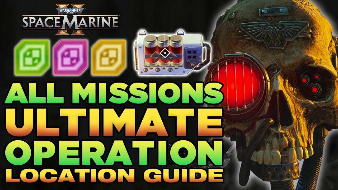 ALL OPERATIONS Armoury Data | Guardian Relic | Gene Seed Location | Space Marine 2 (UPDATED)