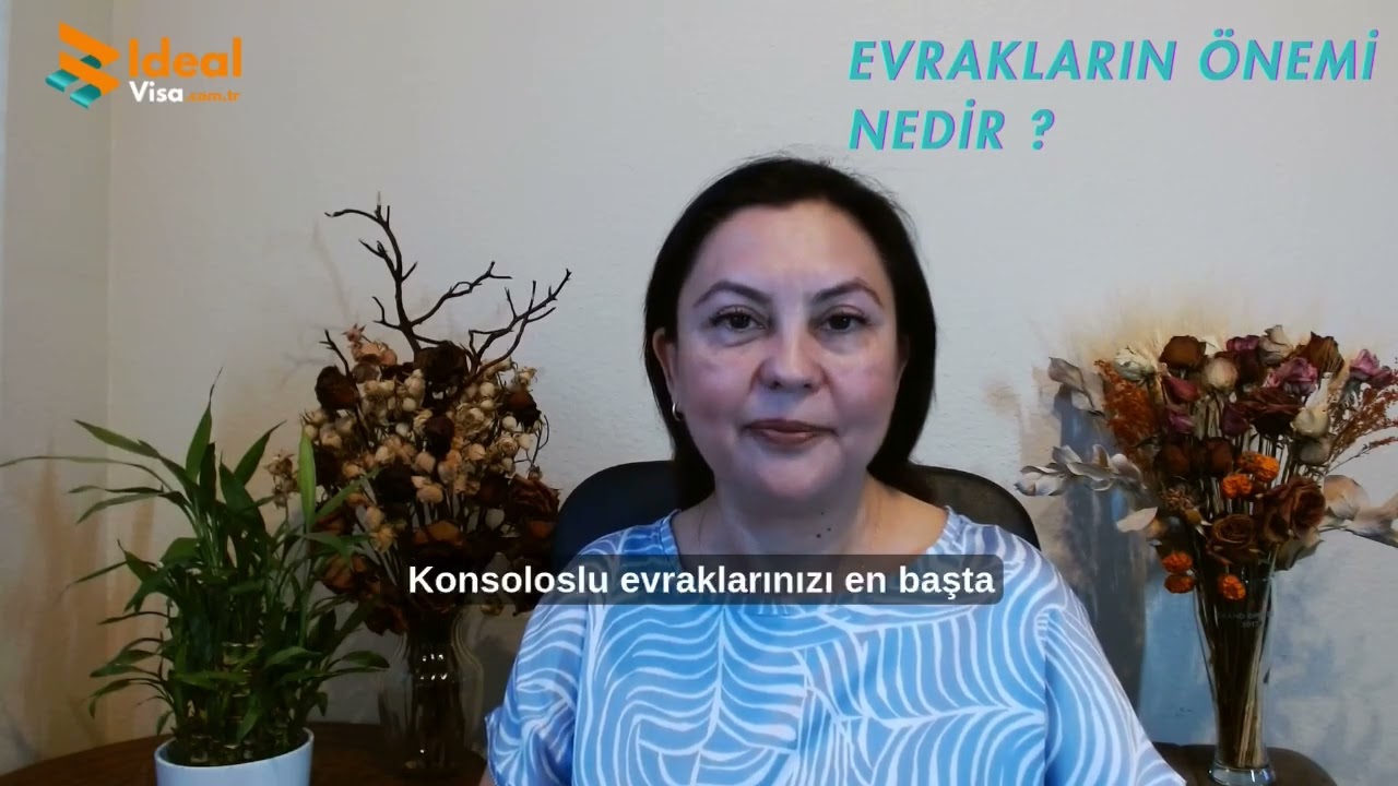 Amerikan Başkonsolosluğu&rsquo;ndan Emekli Vize Danışmanı Anlatıyor. Başvurularda evrakların &ouml;nemi.