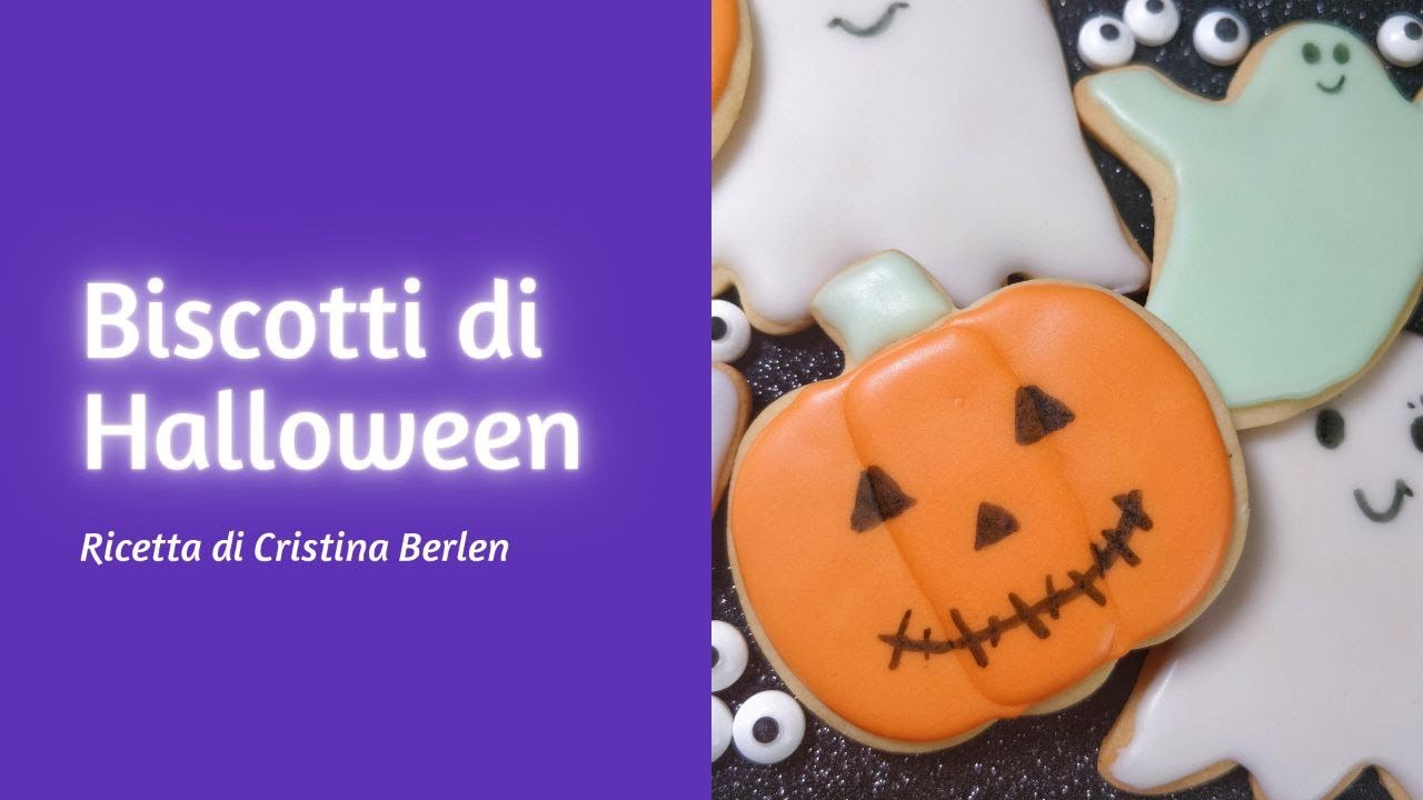 BISCOTTI DI HALLOWEEN | Frolla al burro decorata con la ghiaccia reale