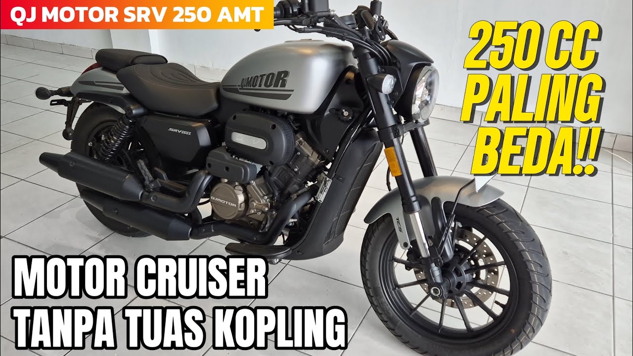 [REVIEW MOTOR] QJ Motor SRV 250 AMT Indonesia | Motor Cruiser Dari China!!