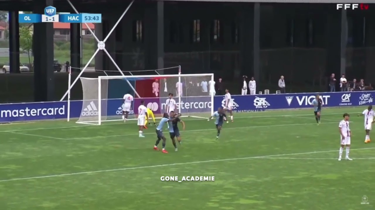 Résumé OL- Le Havre (1/4 Championnat de France U17)