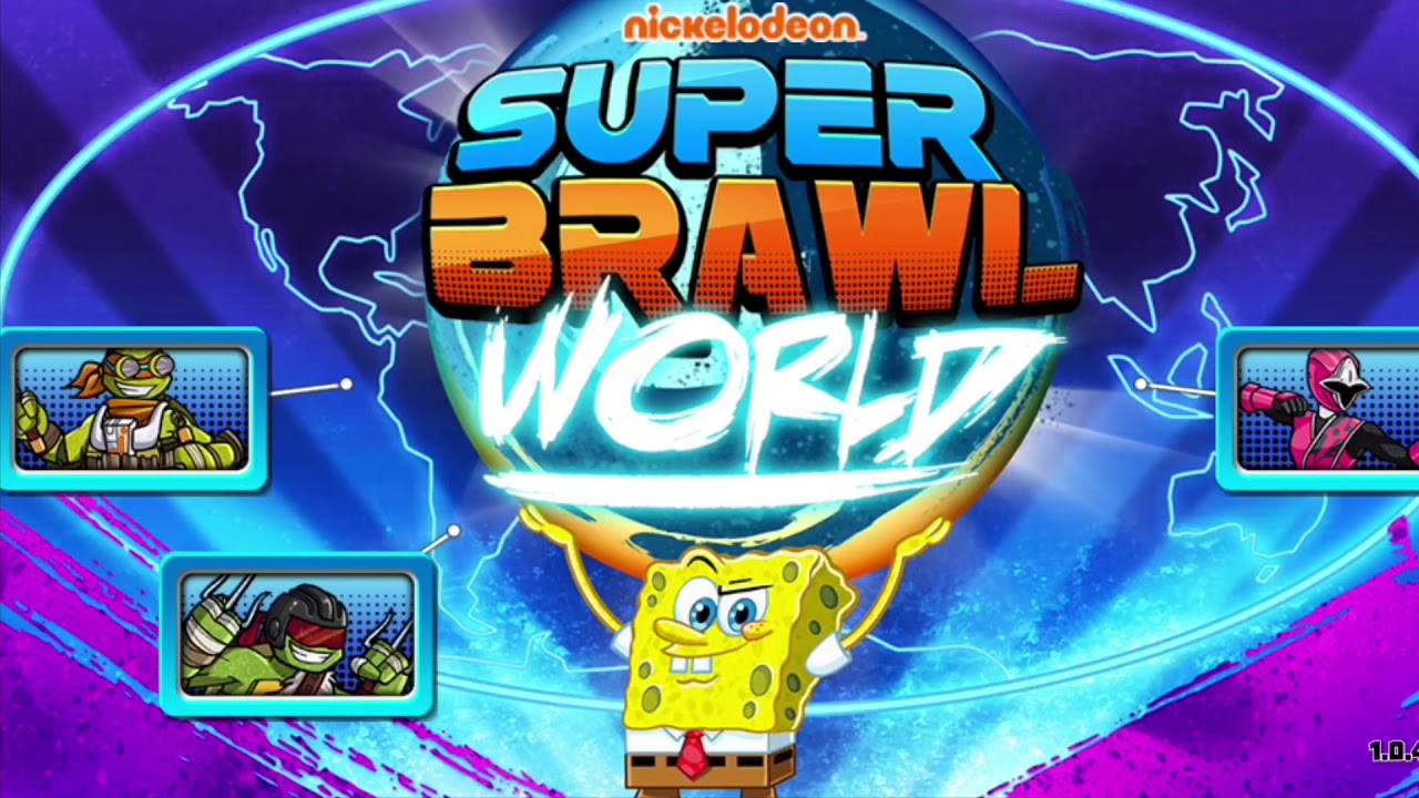 Super Brawl World - Title Screen
