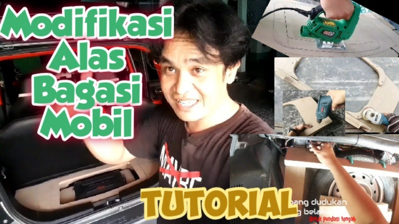 Tutorial Cara Custom Alas bagasi Audio Mobil | Ban Cadangan bisa keluar