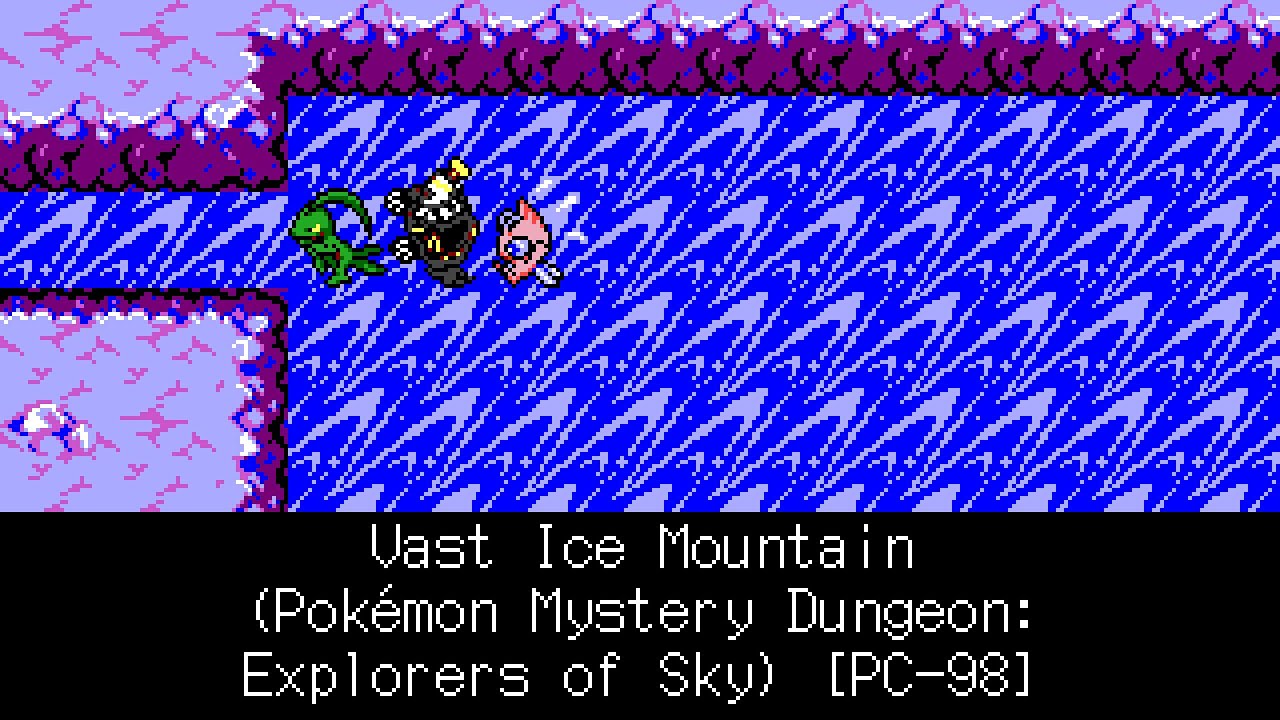 Vast Ice Mountain (Pokémon Mystery Dungeon: Explorers of Sky) [16-bit, PC-98]