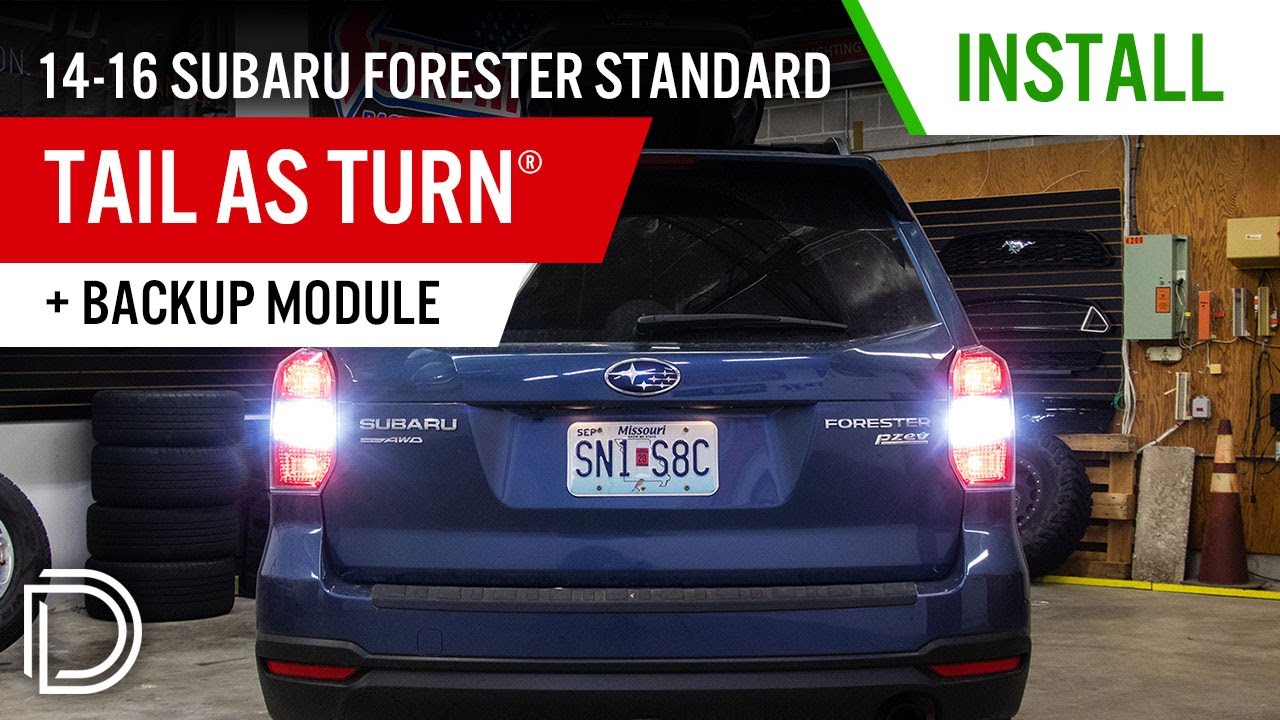 How to Install 2014-2016 Subaru Forester Standard Tail as Turn® + Backup Module | Diode Dynamics