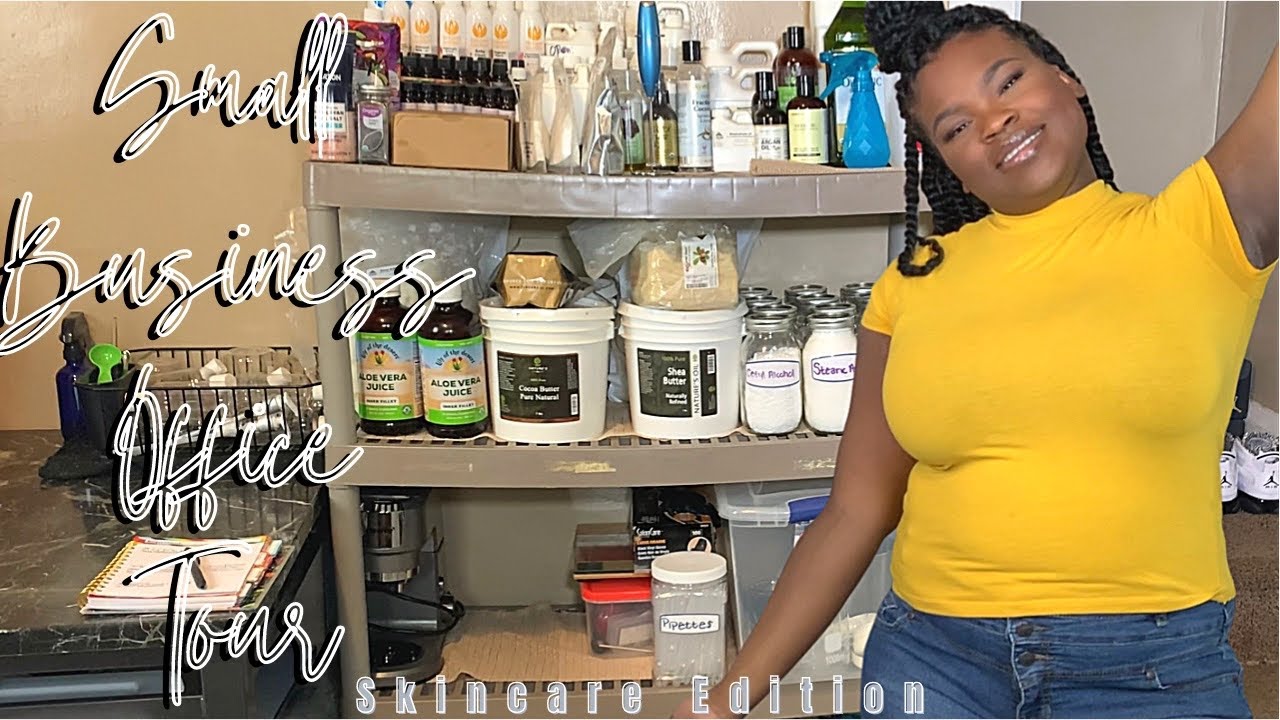 Small Skincare Business Workspace Tour | Storage Space Ideas