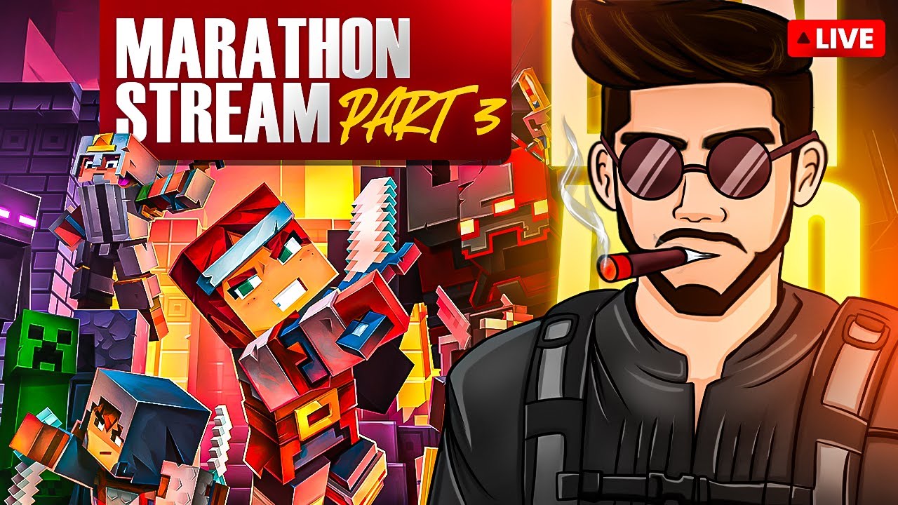 HARDCORE MODE MINECRAFT MARATHON - PART 3 || SCOUT IS LIVE