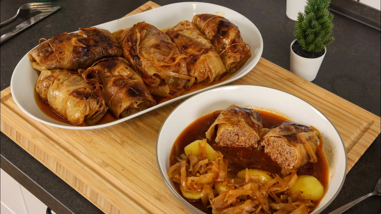 Meine Kohlrouladen mit Hackfleisch und Soße - einfach und lecker