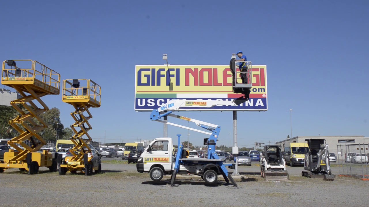 Piattaforma Autocarrata 14 m  Porter TUTORIAL GIFFI NOLEGGI