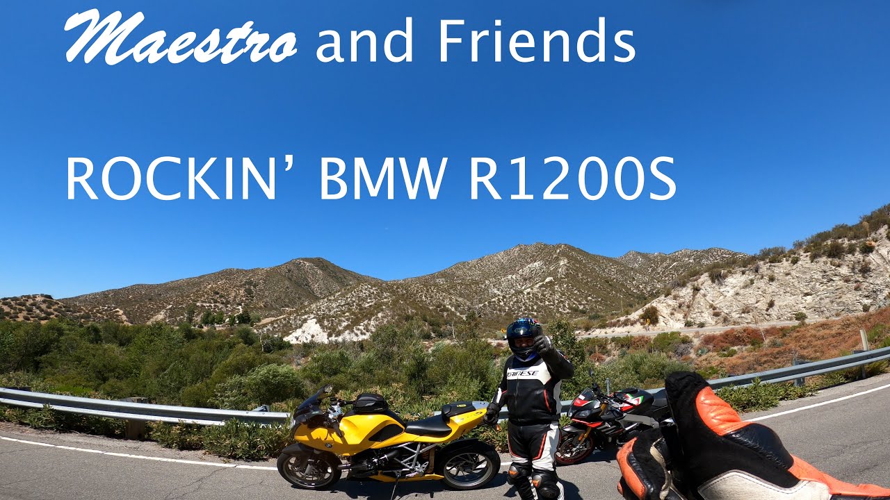 Maestro and Friends;  My Aprilia Tuono Factory follows a ROCKIN' BMW R1200S