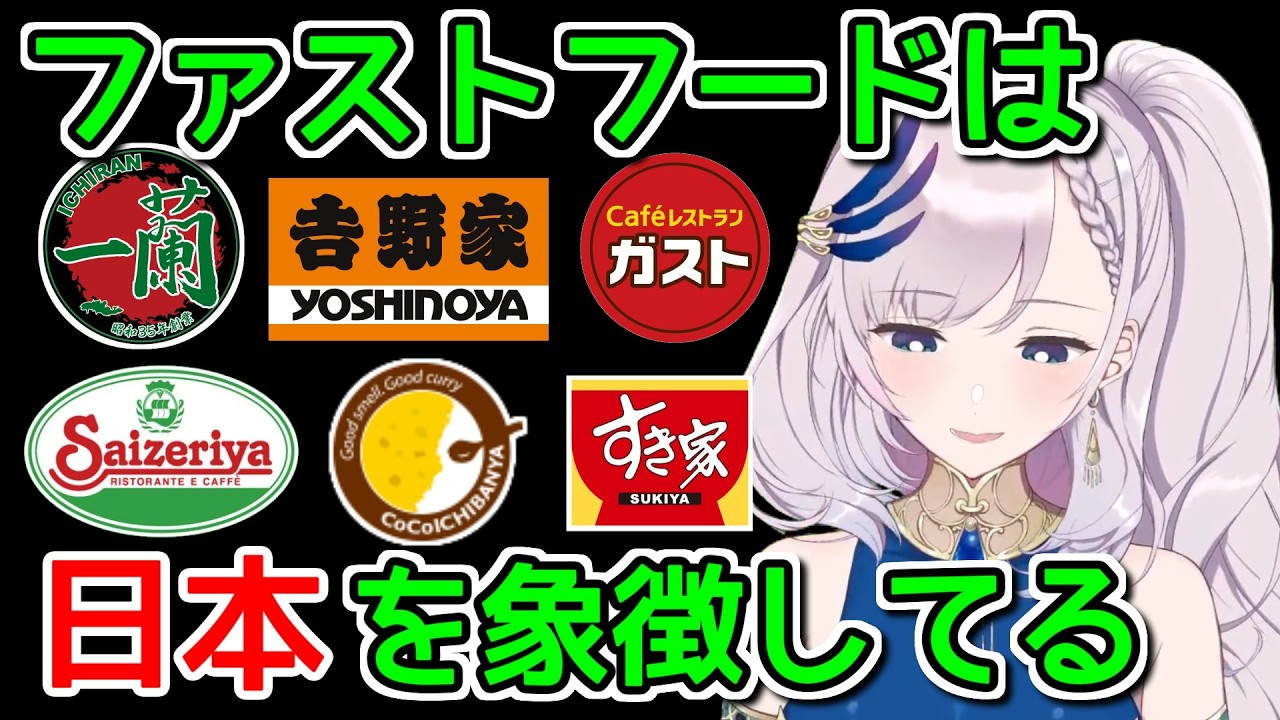 日本のファストフードに詳しすぎるホロIDレイネ【ホロライブ切り抜き / 英語解説】