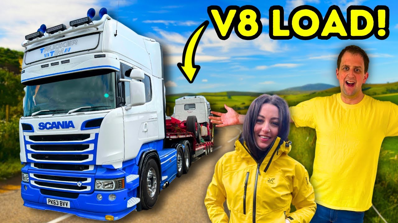 Load From SCOTLAND | LOW Bridge | BIG Hills | NARROW Roads | *CHALLENGING* | PT 1 | #truckertim