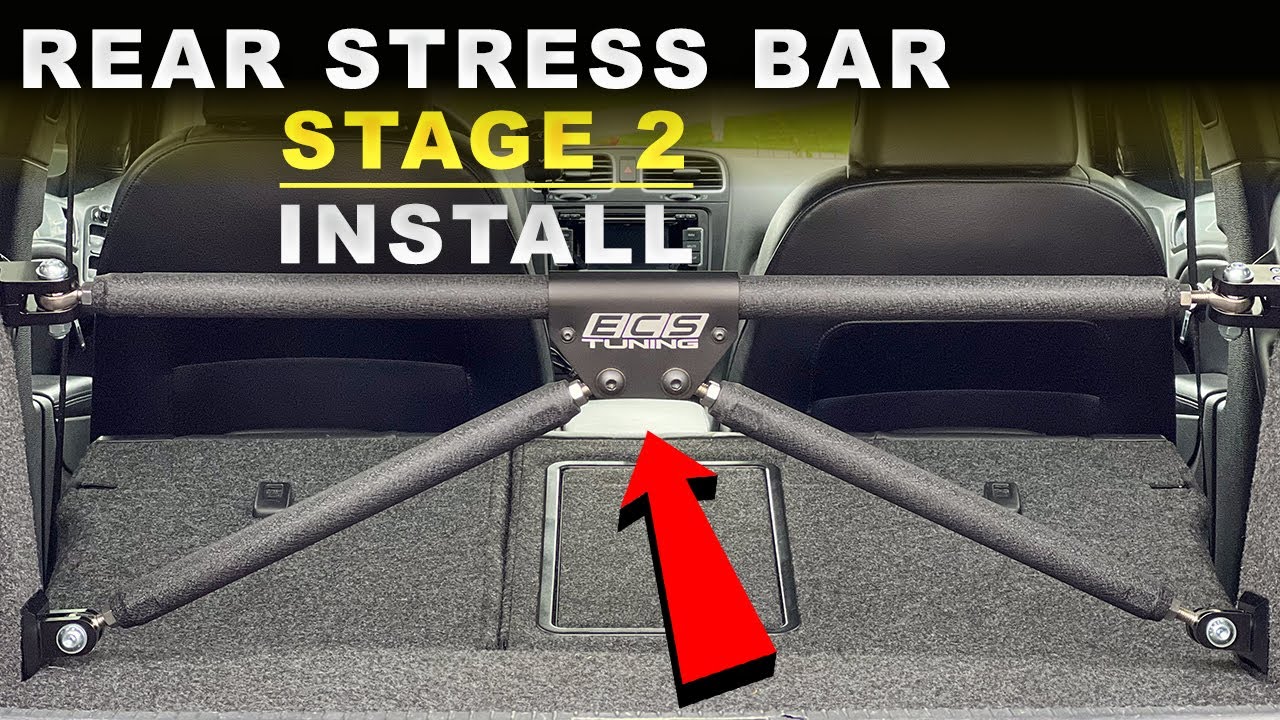 Mk6 GTI Rear Stress Bar Stage 2 Install