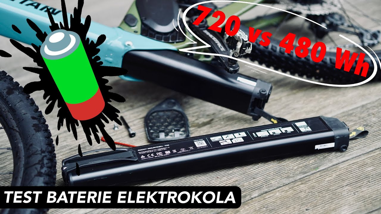 Baterie elektrokola Rocky Mountain - test dojezdu baterie 720 a 480 Wh - - - BIKESTOCK.cz