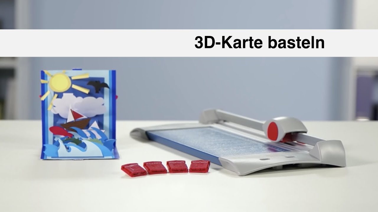 Rollenschneider DAHLE 505 – 3D-Karte basteln