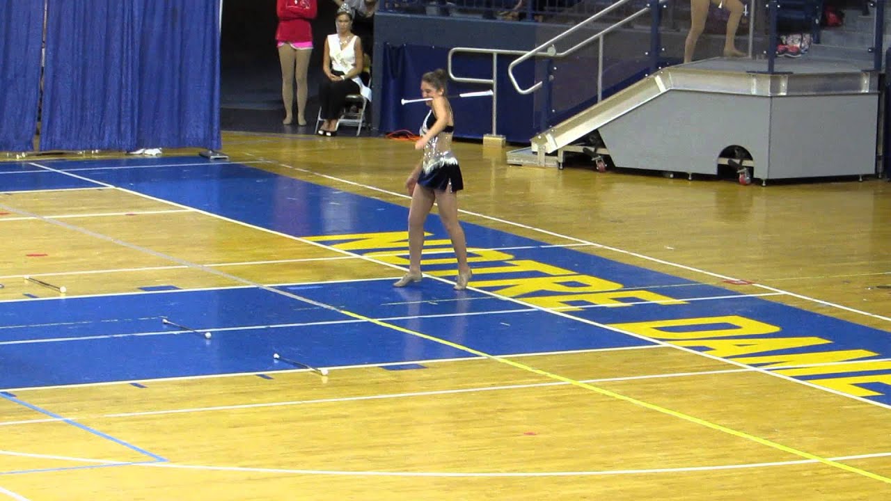 Alyssa McLaughlin Miss Majorette solo 2014 twirling