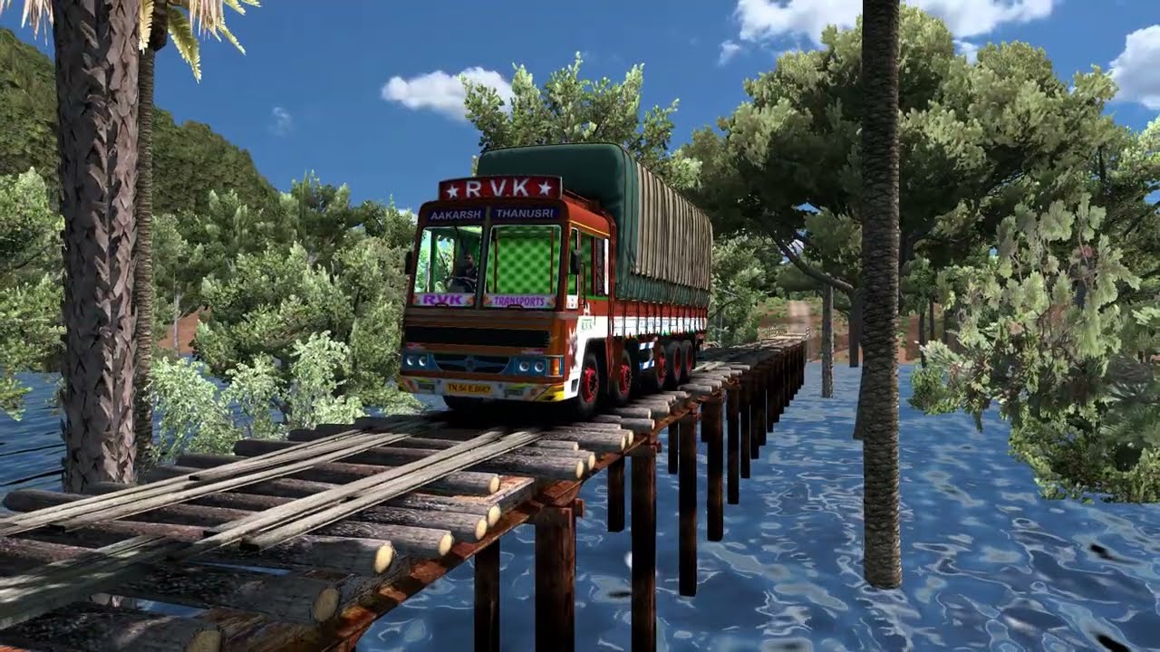 Offroad Truck Driving Game | Ashok Leyland RVK Truck Mod | Leyland Truck Simulator