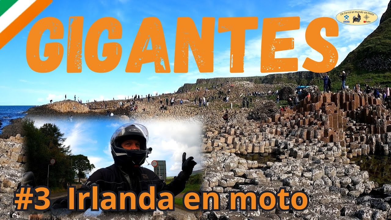 Irlanda en moto #3☘️. La Calzada de los Gigantes y Belfast. Track GPX 🏍️👇👇👇