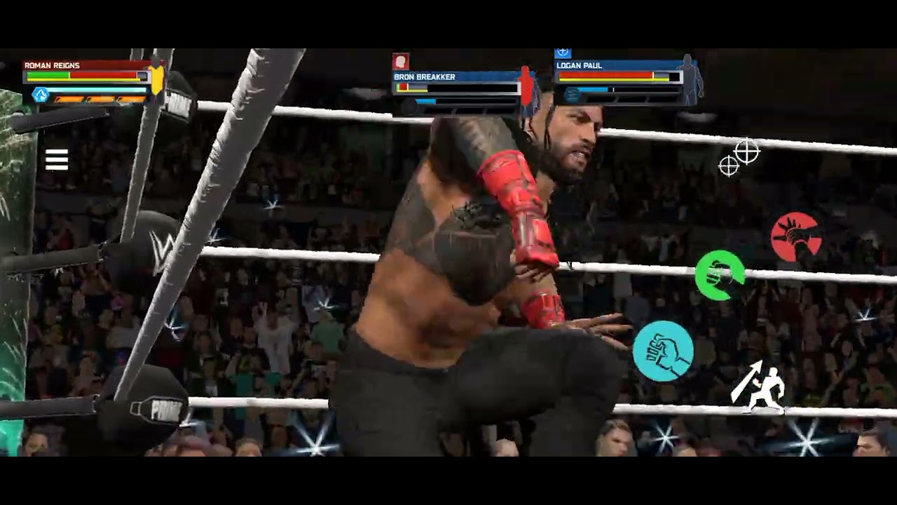 Roman Reigns Vs Brown Breaker Logan Paul 2 Handicap MATCH in WrestleMania 