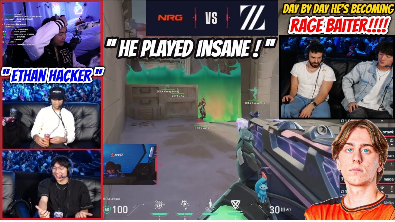 TenZ FNS S0m & Tarik React to NRG Vs ZETA Insane Battle & Best Moments in Red Bull Home Ground 2025