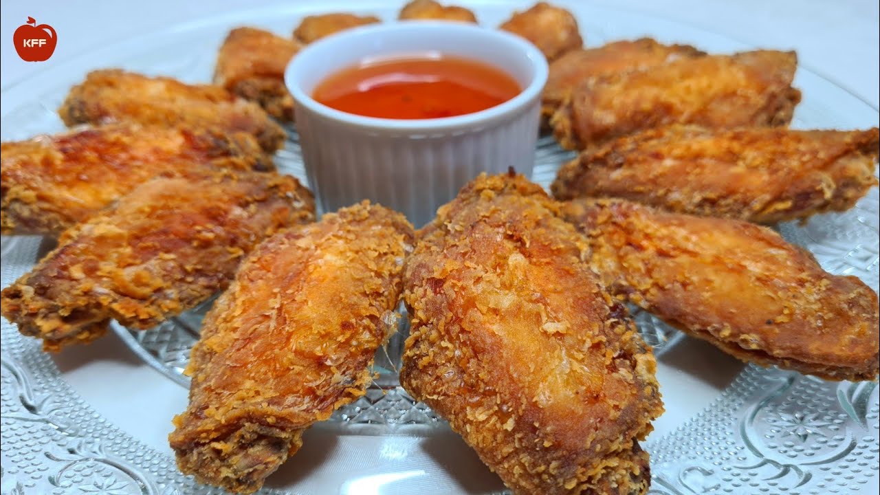 ស្លាបមាន់បំពងស្រួយ || How to make Crispy Chicken Wings