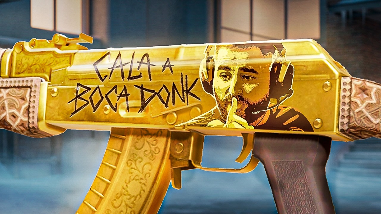 ela existe... E AGORA TODOS BRASILEIROS QUEREM ESSA SKIN (AK-47 Shut Up, Donk)