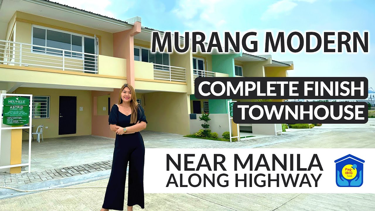 MURANG COMPLETE FINISH HOUSE WITH FENCE | NEUVILLE TOWNHOMES TANZA | PAGIBIG & BANK | RENT TO OWN