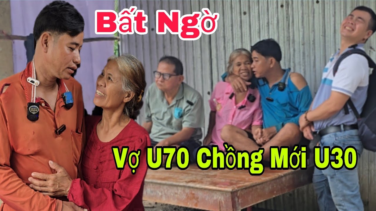 Bất ngờ vợ già U70 chồng trẻ chỉ mới U30
