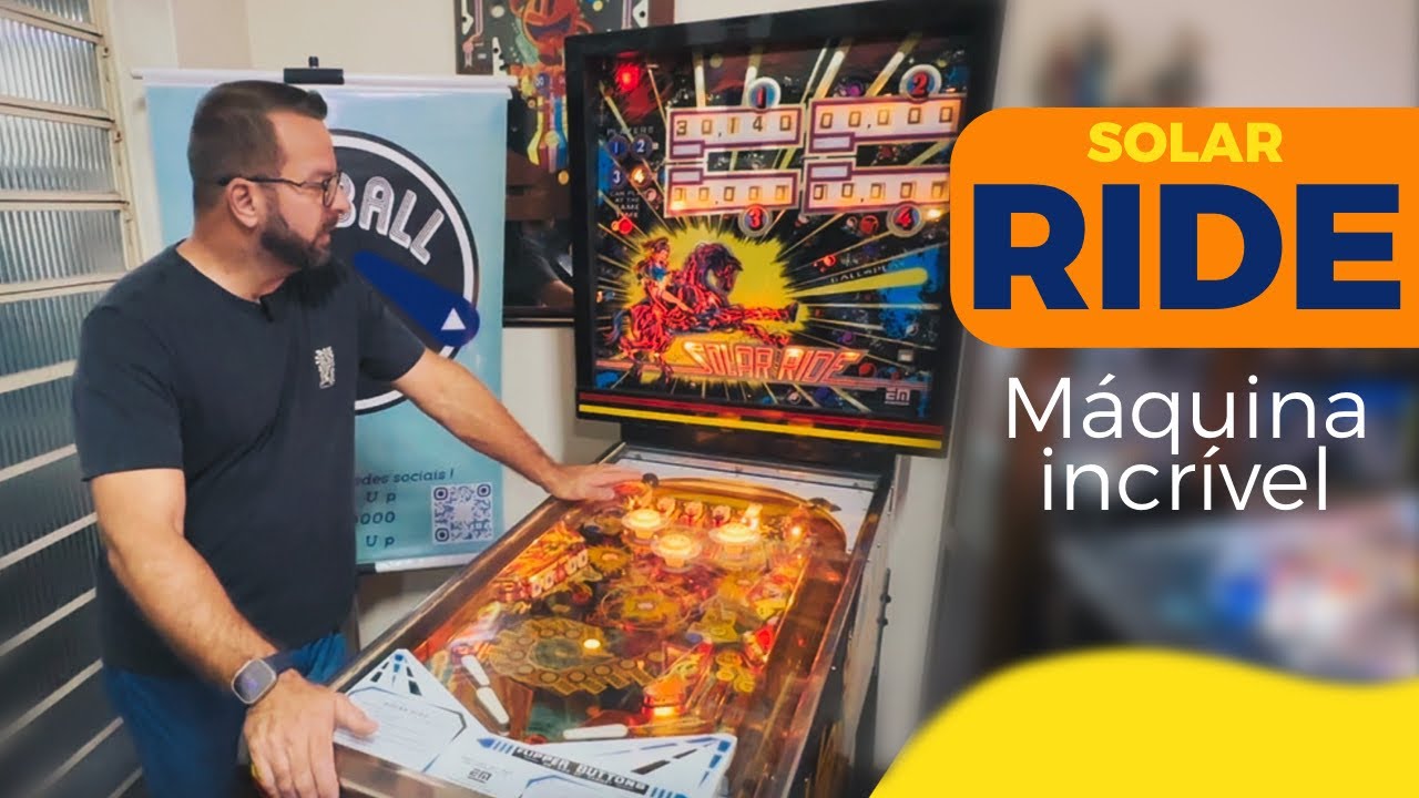 SOLAR RIDE ELETROMATIC PINBALL - Ap. Paulo Dal Poz.