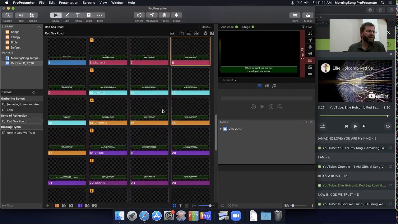 Worship AV Tours - Setting up ProPresenter for MorningSong