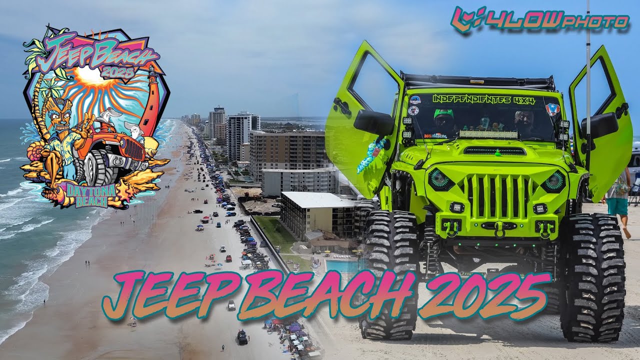 Видеоблог Jeep Beach 2025 🎥 | Решающий Jeep-захват Дайтоны! 🏖️🚙