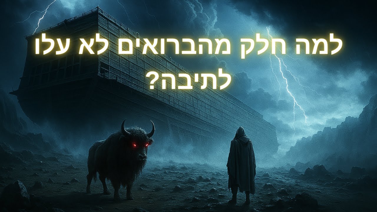 מי ה׳ לא הכניס לתיבת נח? 📜מסעות מקרא📖🙏📜