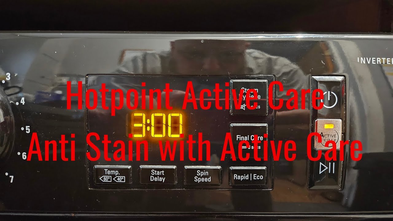 Hotpoint Active Care: Anti Stain with 'Active Care'