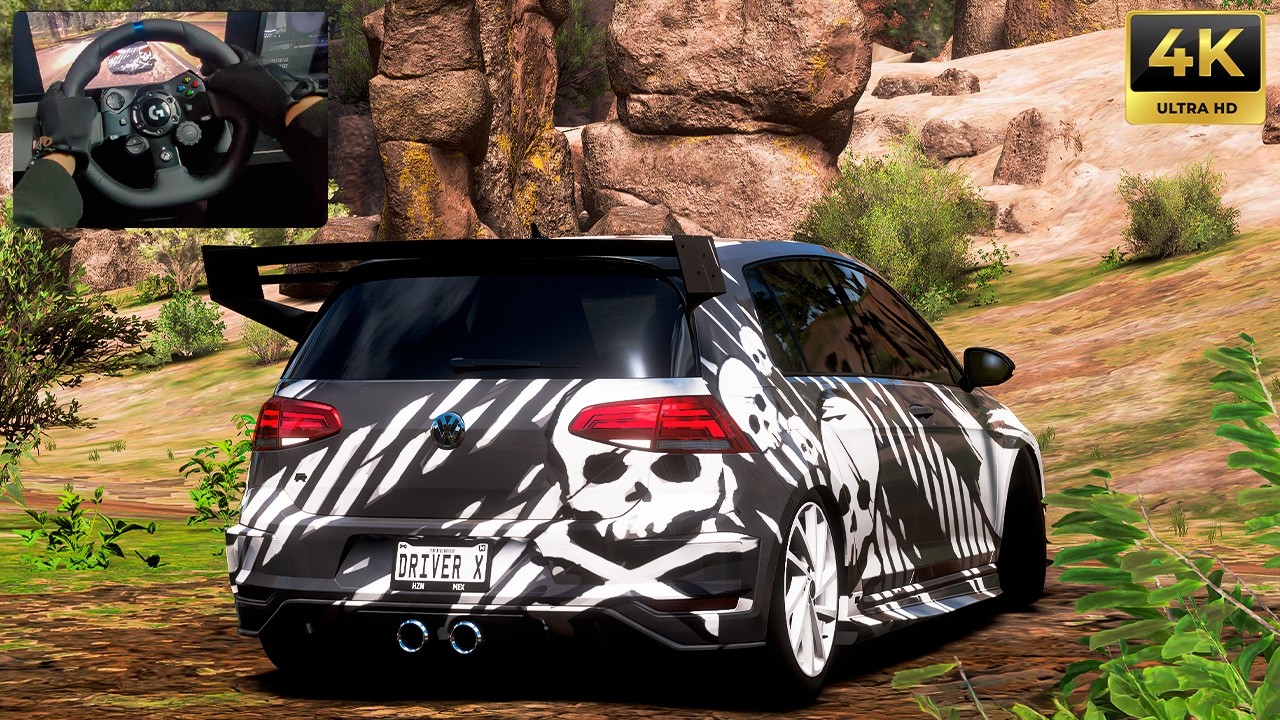 Volkswagen Golf R 2022 | Forza Horizon 5 | Logitech G923 Steering Wheel