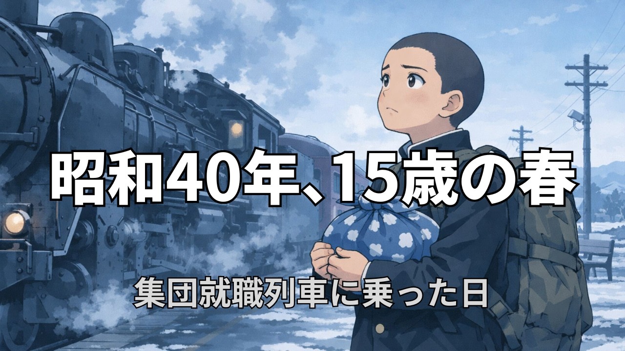 昭和40年、15歳の春｜集団就職列車に乗った日