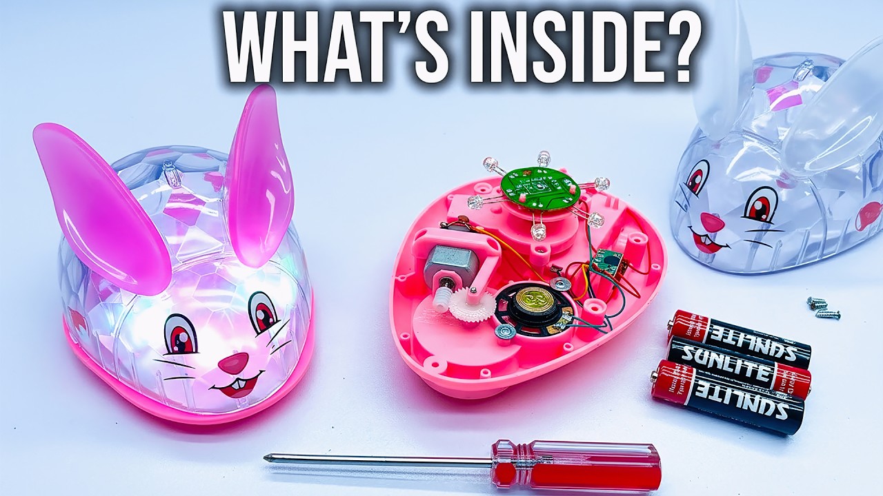 Magic Bunny 3D LED Toy Disassembly | How It&rsquo;s Built Inside